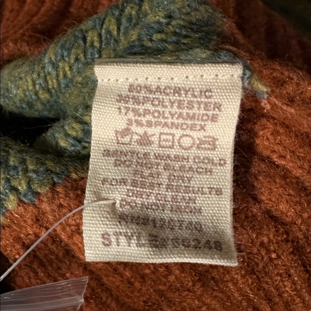Mystree Mustard and Teal Cardigan Sweater - Picture 5 of 5